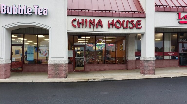 China House Menu